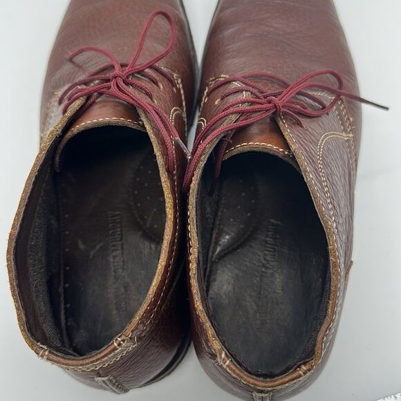 Johnston & Murphy Pebble Leather Copeland Crepe Sole Chukka Desert Boots S 8.5 - Picture 7 of 10